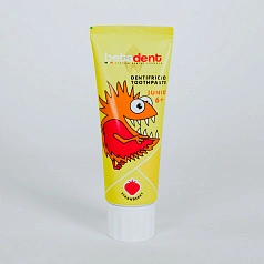 Зубная паста Betadent Junior 6+, земляника, 75 мл