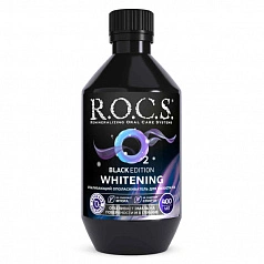 Ополаскиватель R.O.C.S. Black edition Whitening, 400 мл