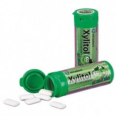 Жевательная резинка miradent Xylitol For Kids яблоко