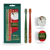 Набор Flipper Xmas Present Set ( 2 зубные щетки + 2 держателя) - изображение 1