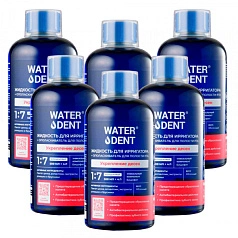 Набор жидкостей для ирригатора Waterdent Укрепление дёсен, 6 шт