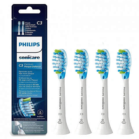 Philips Sonicare HX9044/17 для тщательной чистки C3 Premium Plaque Defence, 4 шт - изображение 1