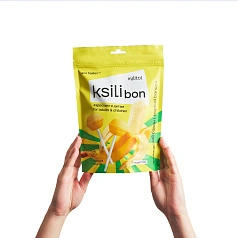 Леденец на палочке Ksilibon Lollipop Банан, 10 шт.