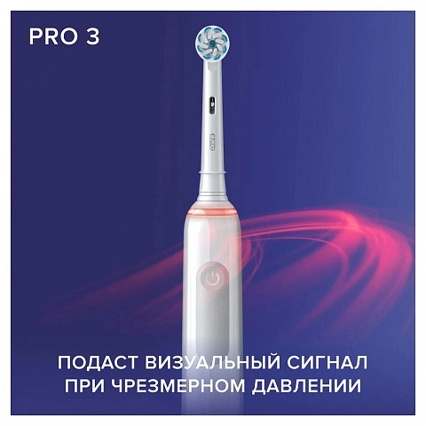 Набор из двух электрических зубных щеток Oral-B Pro 3 3900 Duo D505.523.3H - изображение 3