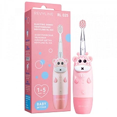 Электрическая зубная щетка Revyline RL 025 Baby Розовая