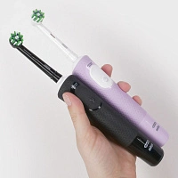Набор из двух электрических зубных щеток Oral-B Vitality Pro X Clean (Чёрная, Лиловая) - изображение 11