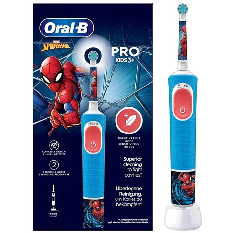 Электрическая зубная щетка Oral-B Vitality Kids D103 Spiderman - изображение 1