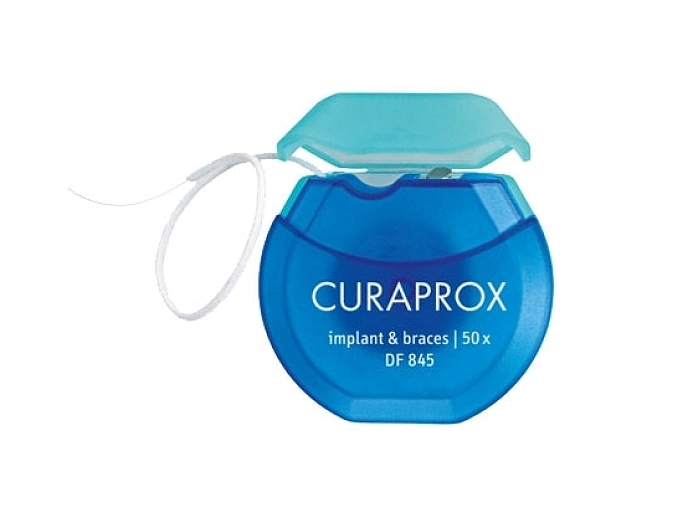 Флосс Curaprox DF 845 для имплантов и брекетов, 50 шт - изображение 3