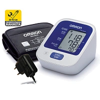 Тонометр OMRON M2 Classic  (HEM-7122-ALRU) Адаптер+Универсальная манжета