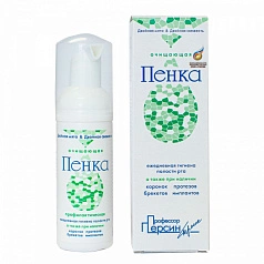 Пенка Профессор Персин Профилактическая. Двойная мята и Двойная свежесть.