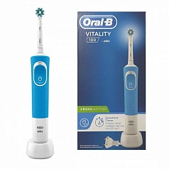 Электрическая зубная щетка Oral-B Vitality 100 Cross Action Blue