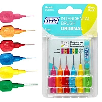 Набор ёршиков TePe Original mix (0,4-0,8 мм) 6 шт
