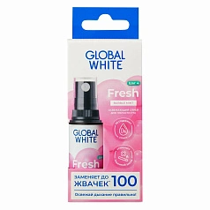 Спрей GLOBAL WHITE Energy Buuble Mint, 15 мл