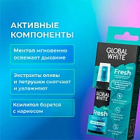 Спрей GLOBAL WHITE Fresh мята, 15 мл - изображение 5