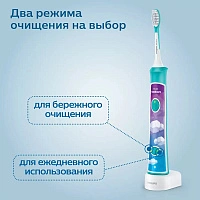 Электрическая зубная щетка Philips Sonicare HX6322/04 (HX6392/02) For Kids - изображение 2