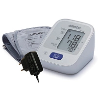 Тонометр OMRON M2 Basic (HEM-7121-ARU) с адаптером