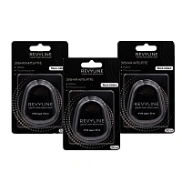 Набор из 3 зубных нитей Revyline PTFE Black Edition