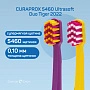 2 зубные щетки CURAPROX 5460 Ultrasoft Duo Tiger 2022 - изображение 2