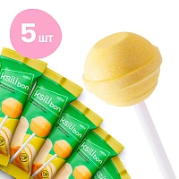 Леденец на палочке Ksilibon Lollipop Банан, 5 шт.