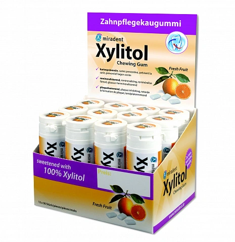 Жевательная резинка miradent Xylitol Свежие фрукты - изображение 2
