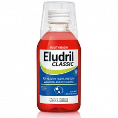 Раствор для полоскания Пьер Фабр Элюдрил, хлоргексидин 0,1% 200 мл