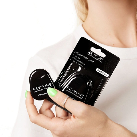 Зубная нить Revyline PTFE Black Edition, 50 м - изображение 5