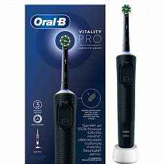 Электрическая зубная щетка Oral-B Vitality Pro X Clean D103.413.3 (Чёрная)