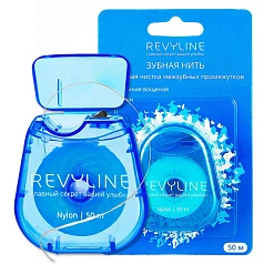 Зубная нить Revyline мята, вощеная, 50 м