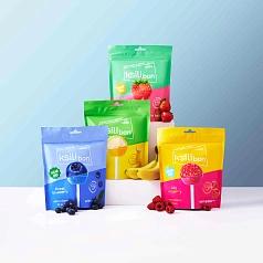 Леденец на палочке Ksilibon Lollipop Голубика, 10 шт.