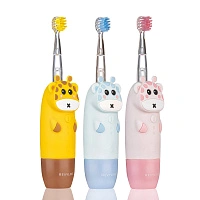 Электрическая зубная щетка Revyline RL 025 Baby Голубая - изображение 9