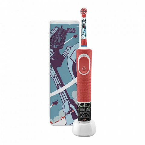 Электрическая зубная щетка Oral-B Vitality Kids Star Wars D100.413.2KX с футляром - изображение 2