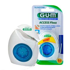Флосс GUM Access Floss для имплантов/брекетов, 30м