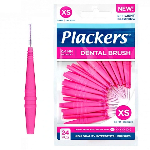 Набор ёршиков Plackers Dental Brush XS (0,4 мм), 24 шт - изображение 1